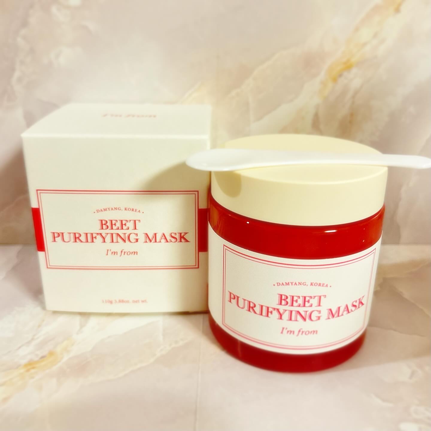 ビーツピュリファイングフェイスマスク/I'm from/洗い流すパック・マスクを使ったクチコミ（2枚目）