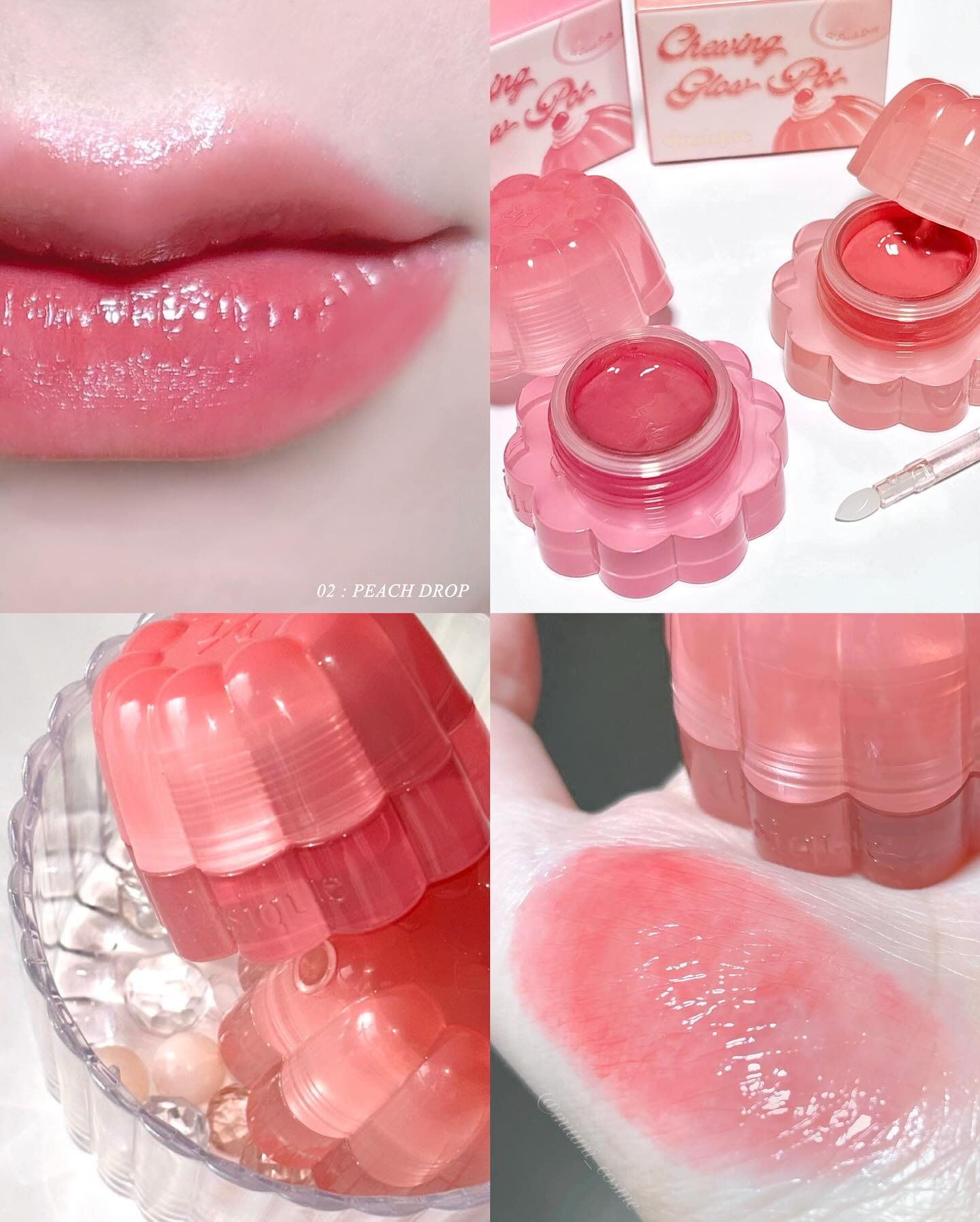 #gifted #dasique

・

可愛すぎてパケ買い必至と話題になった、dasique （@dasique_jp）のチューインググロウポット🍑

新作のミルキーフルーツコレクションと一緒に使うとピュア感溢れる甘いメイクルックが完成