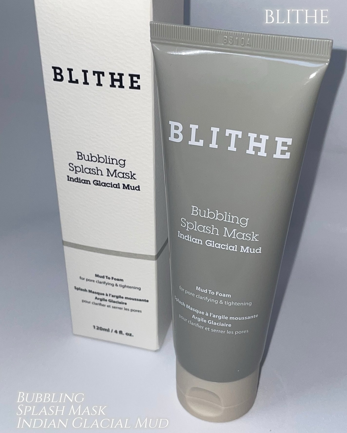 Bubbling Splash Mask Indian Glacial Mud/BLITHE/洗顔フォームを使ったクチコミ(1枚目)