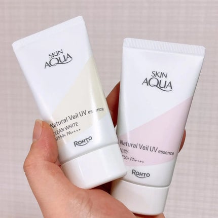 ナチュラルベールUVエッセンス/スキンアクア/日焼け止めクリームを使ったクチコミ(1枚目)