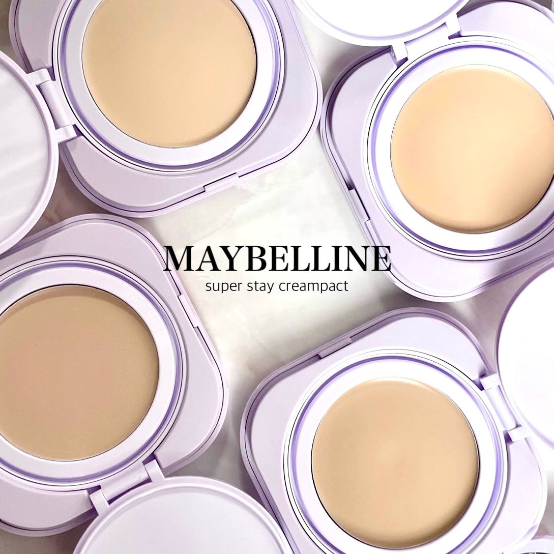 SPステイ クリームパクト ファンデーション/MAYBELLINE NEW YORK/クリーム・エマルジョンファンデーションを使ったクチコミ(2枚目)