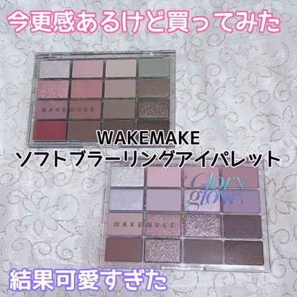 ソフトブラーリングアイパレット/wakemake/アイシャドウパレットを使ったクチコミ(1枚目)