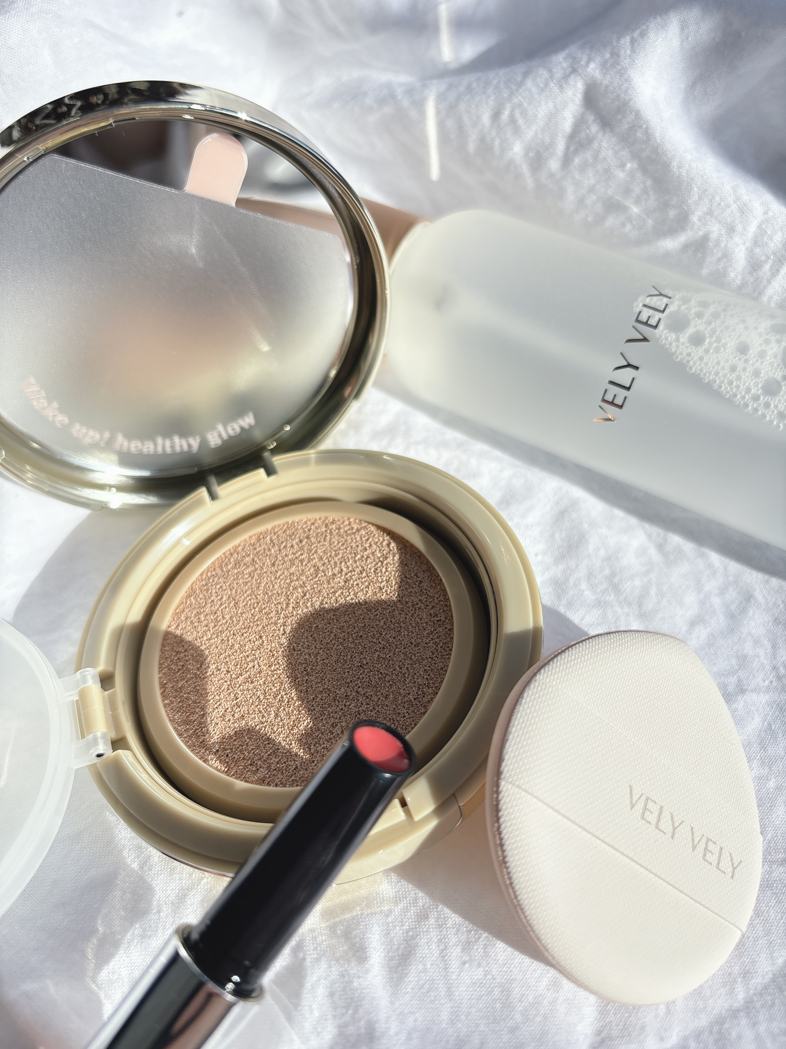 はちみつツヤ肌クッションファンデ/VELY VELY/クッションファンデーションを使ったクチコミ（3枚目）