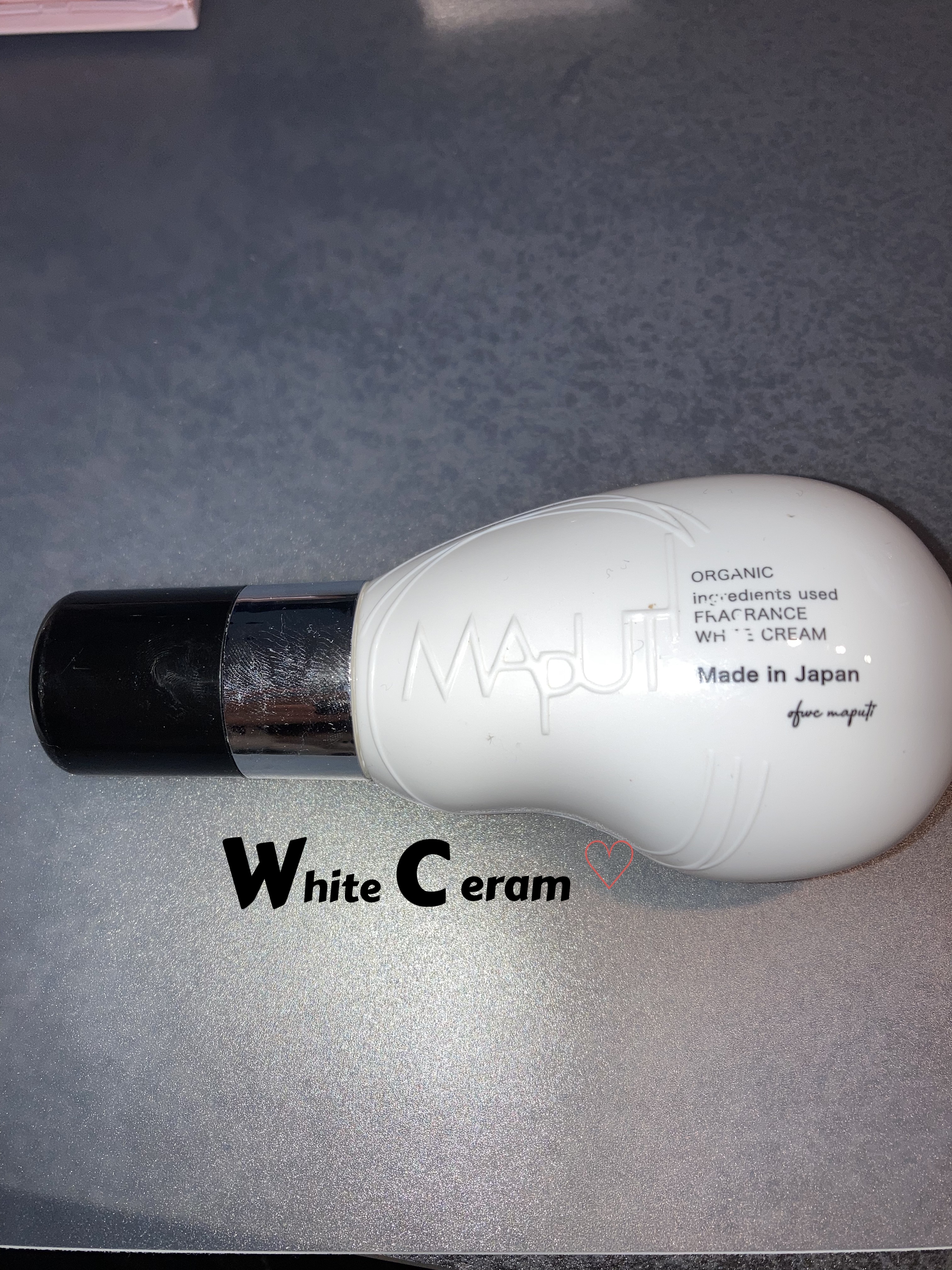 オーガニックフレグランスホワイトクリーム/MAPUTI/デリケートゾーンケアを使ったクチコミ（1枚目）