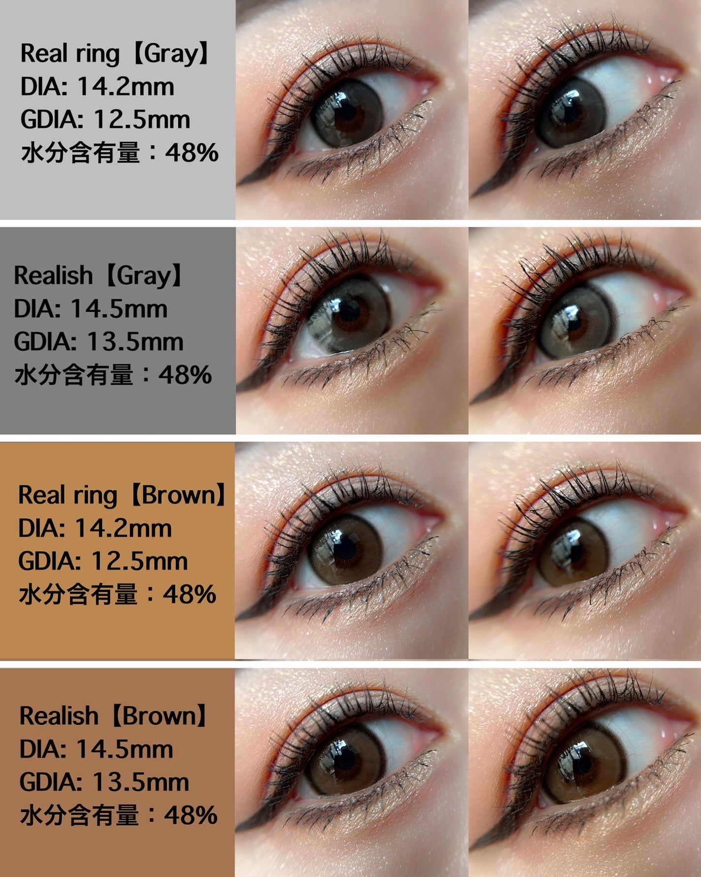 Real Ring 1day/OLENS/ワンデー(1DAY)カラコンを使ったクチコミ(3枚目)