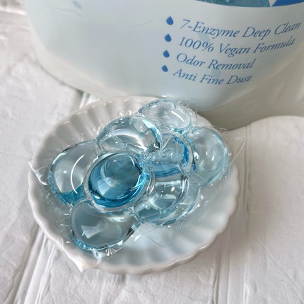 ヴィーガン部屋干しカプセル洗濯洗剤/LAVOIR/洗濯洗剤を使ったクチコミ(5枚目)