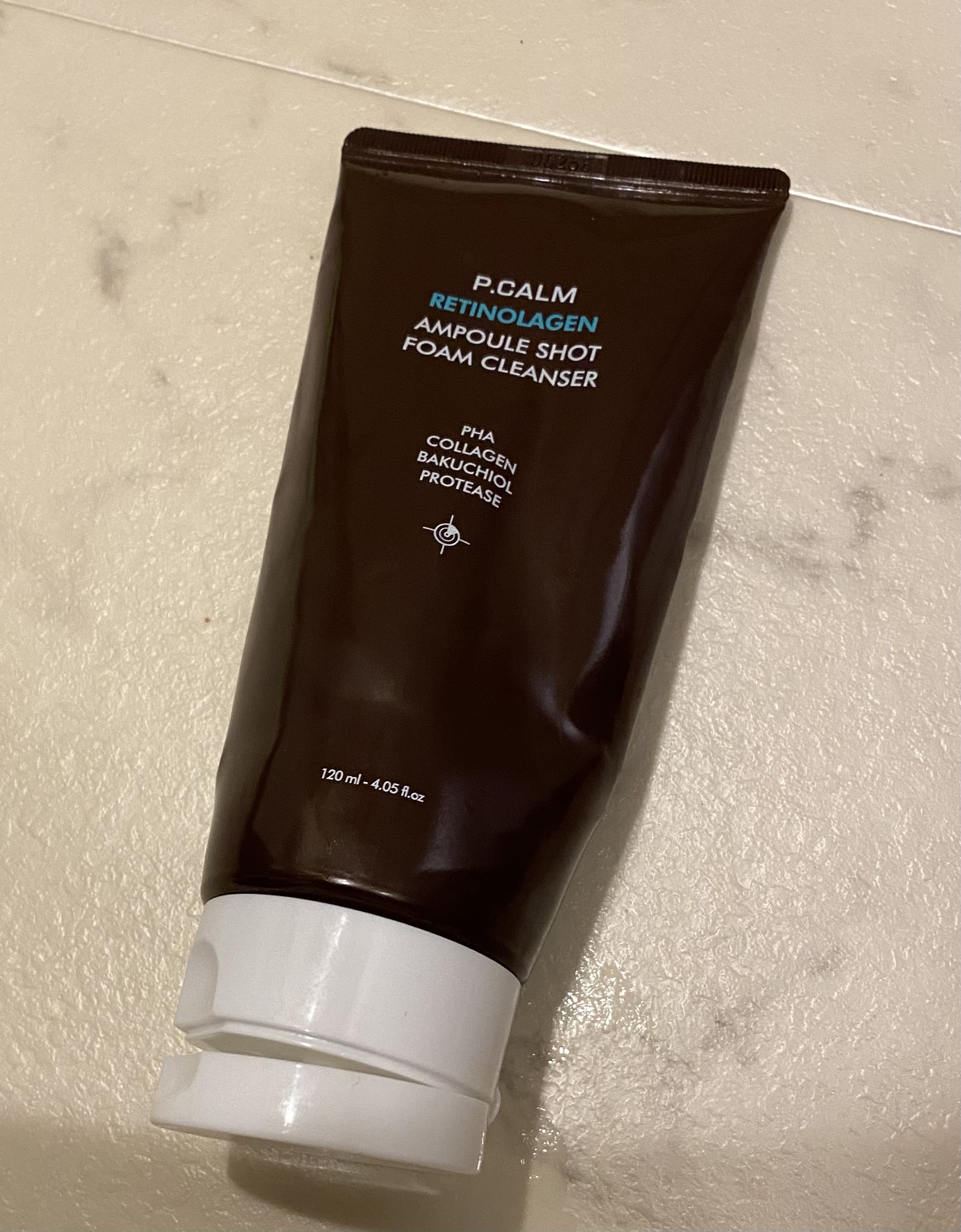 レチノーラゲンアンプルショット洗顔フォーム/P.CALM/洗顔フォームを使ったクチコミ（1枚目）