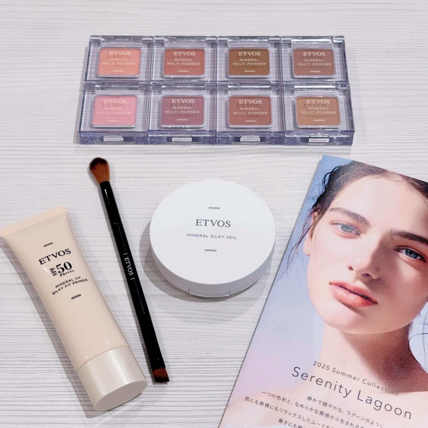 ミネラルマルチパウダー/エトヴォス/単色アイシャドウを使ったクチコミ（2枚目）