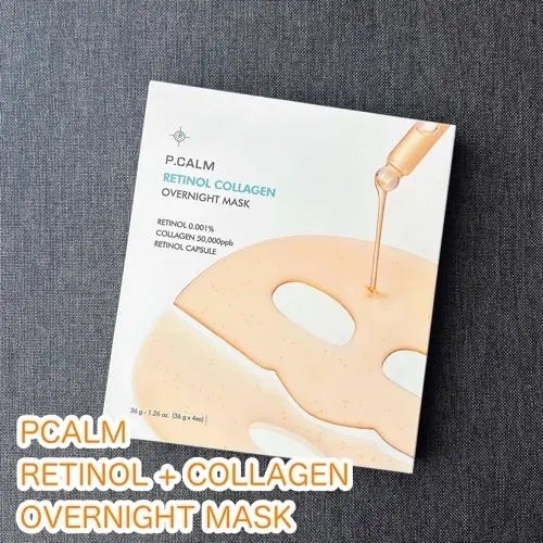 レチノール コラーゲン オーバーナイト マスク/P.CALM/シートマスク・パックを使ったクチコミ(1枚目)