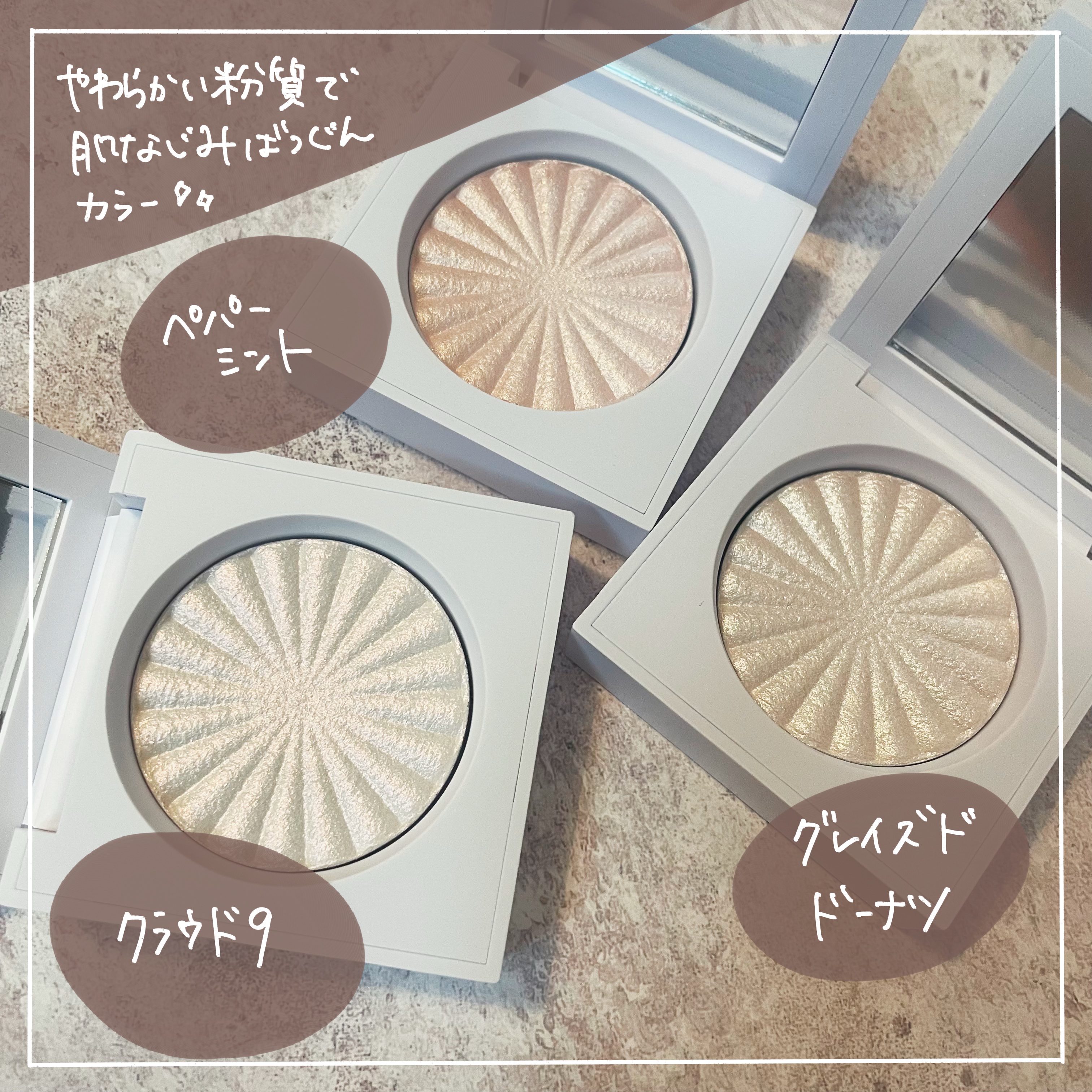 OFRA mini Highlighter/Ofra Cosmetics/パウダーハイライトを使ったクチコミ（3枚目）