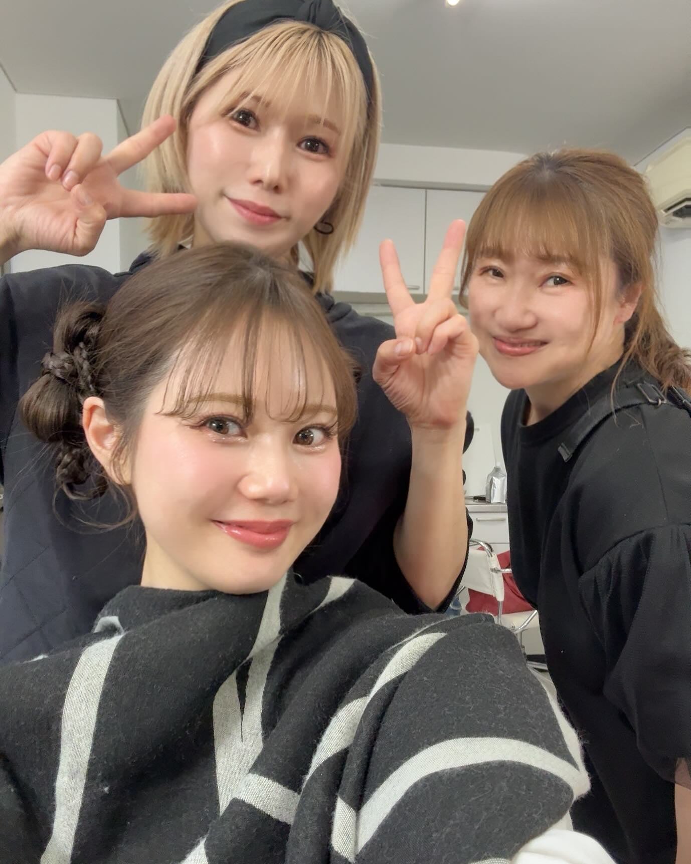 ヘアメイクみどり【YouTube】 on LIPS 「アンダーバーさん広告撮影〜🙂モデル秋谷穂奈美さんに韓国風の可愛..」(1枚目)