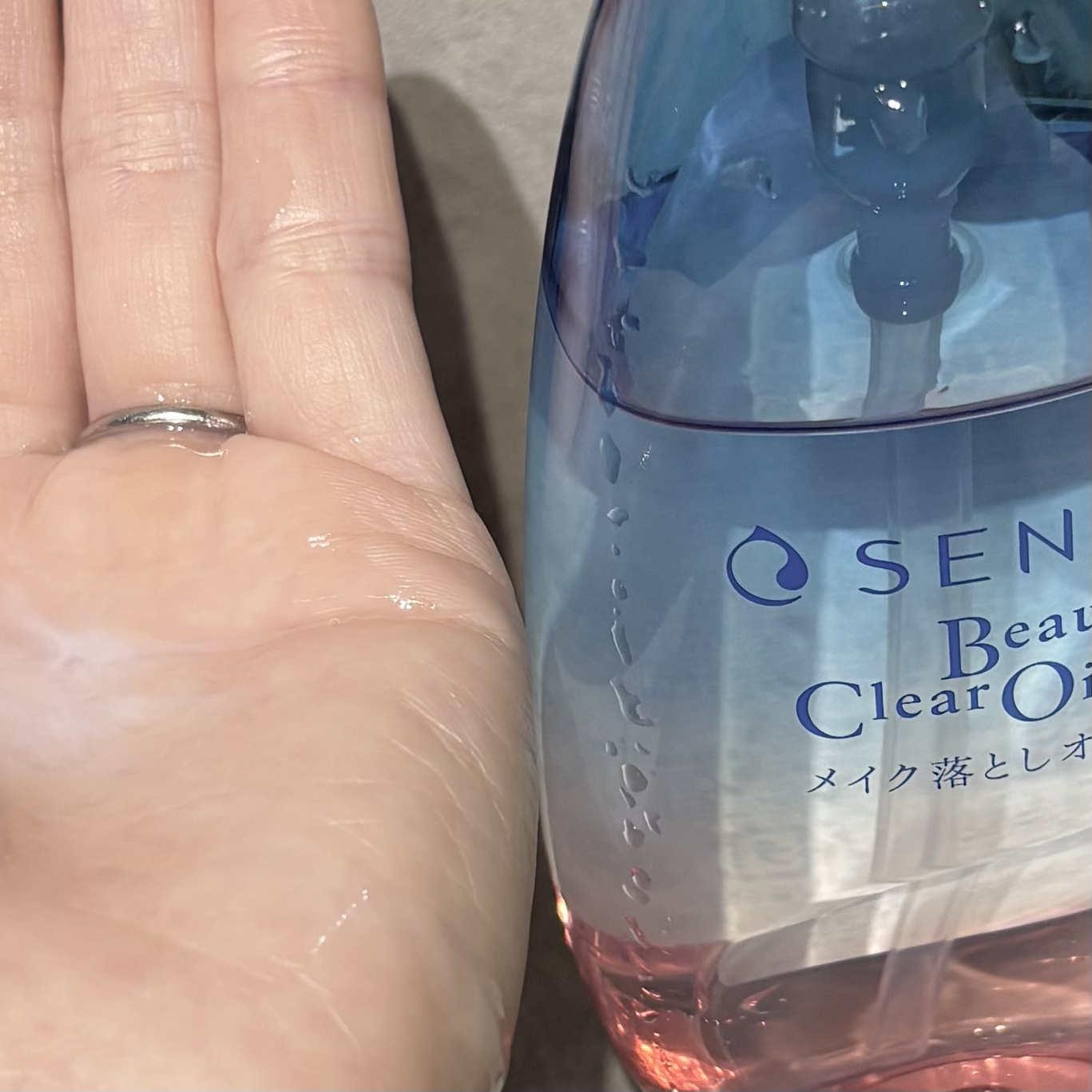 センカ　ビューティークリアオイル/SENKA（専科）/オイルクレンジングを使ったクチコミ（3枚目）