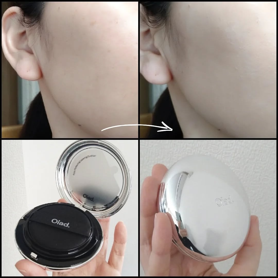 ポアパーフェクティング ミラームーンクッション/oiad/クッションファンデーションを使ったクチコミ(5枚目)