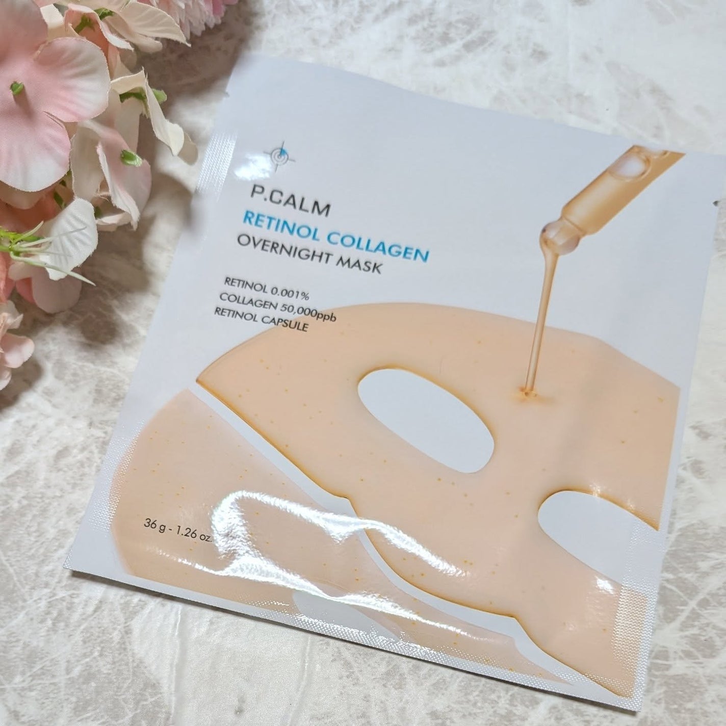 レチノール コラーゲン オーバーナイト マスク/P.CALM/シートマスク・パックを使ったクチコミ(3枚目)