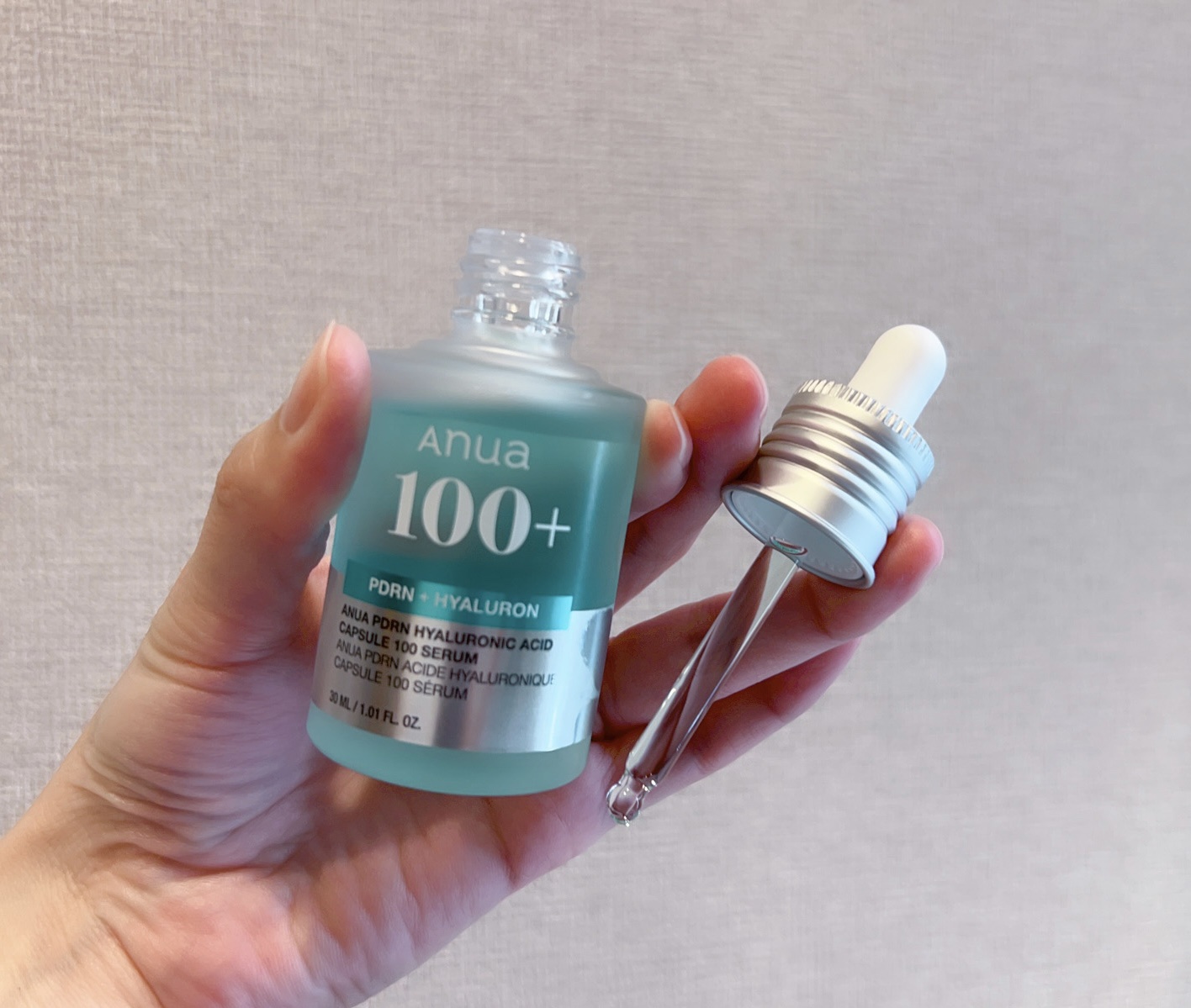 PDRNヒアルロン酸カプセル100セラム/Anua/美容液を使ったクチコミ（3枚目）