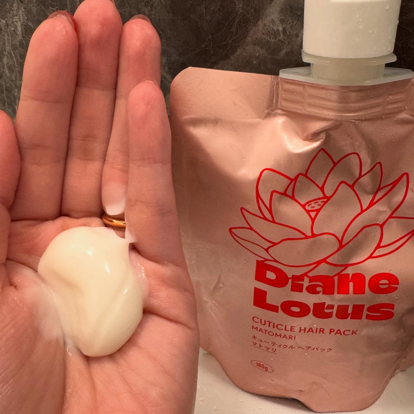 ロータス キューティクルヘアパック まとまり ティー＆シトラスの香り/ダイアン/ヘアマスク・ヘアパックを使ったクチコミ（3枚目）