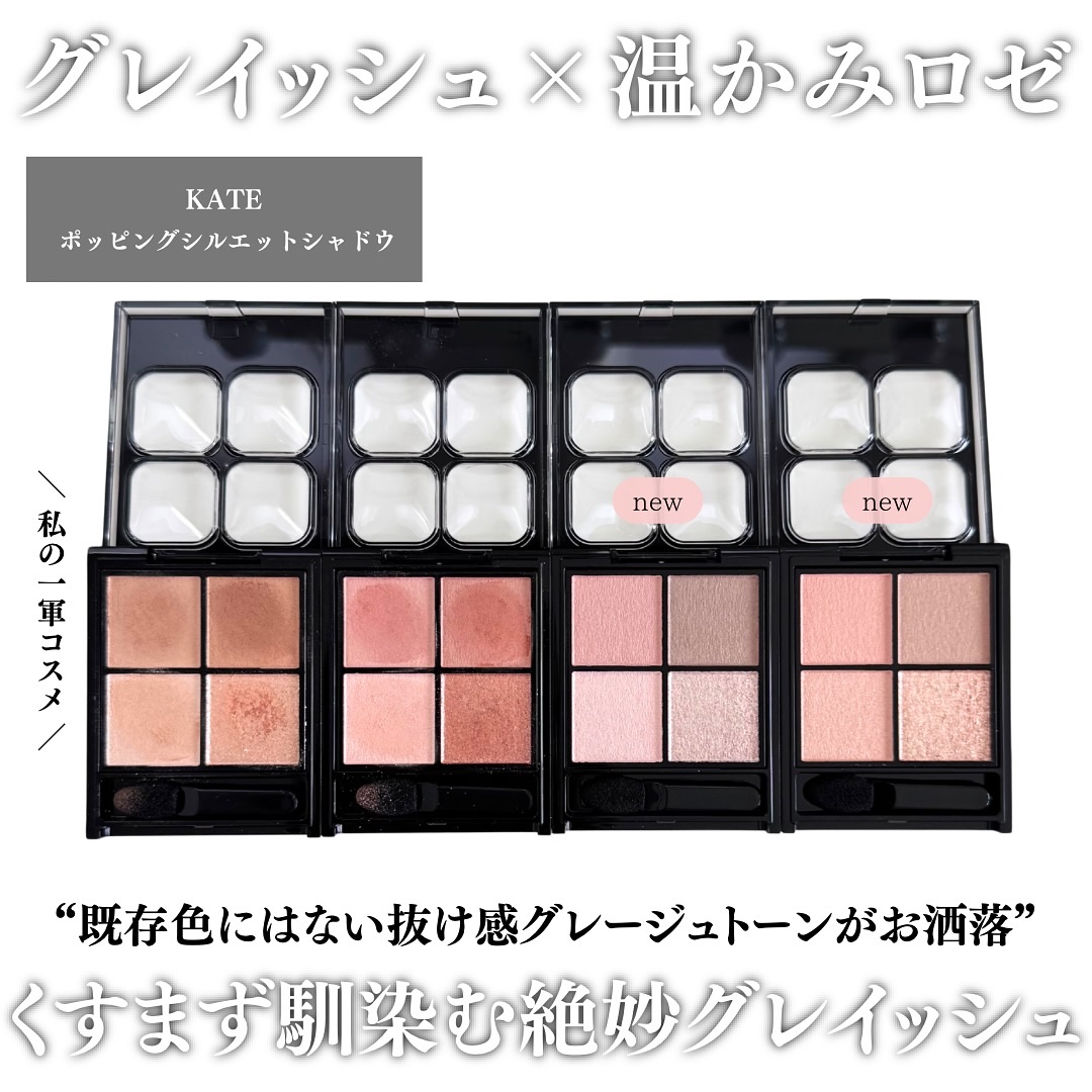 ケイト ポッピングシルエットシャドウ/KATE/アイシャドウパレットを使ったクチコミ（2枚目）