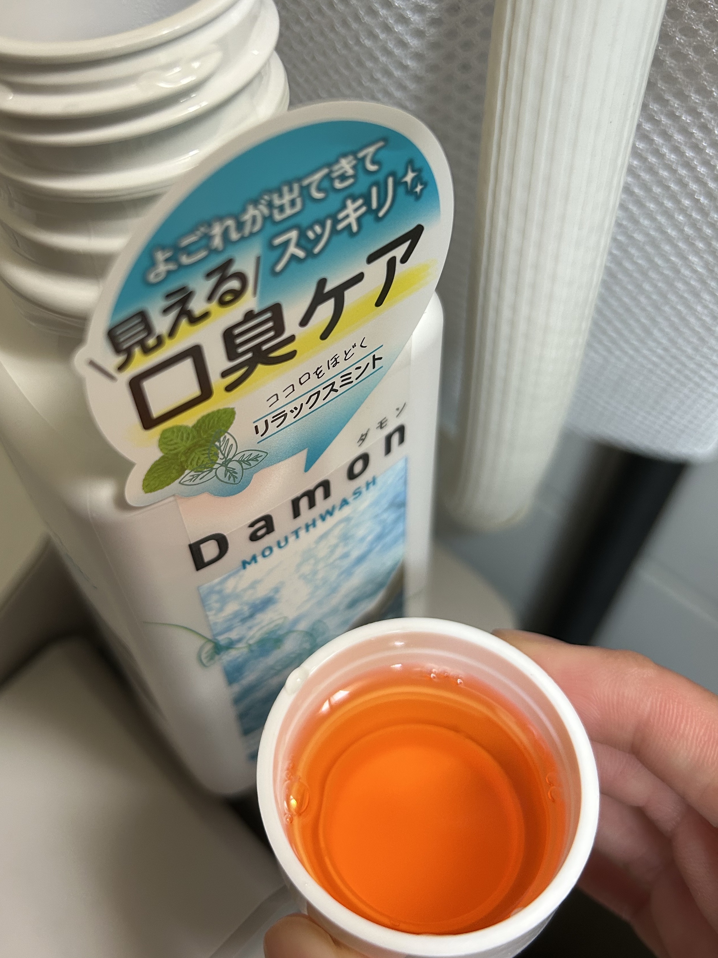 ダモン リラックスミント/Damon/マウスウォッシュ・スプレーを使ったクチコミ（2枚目）