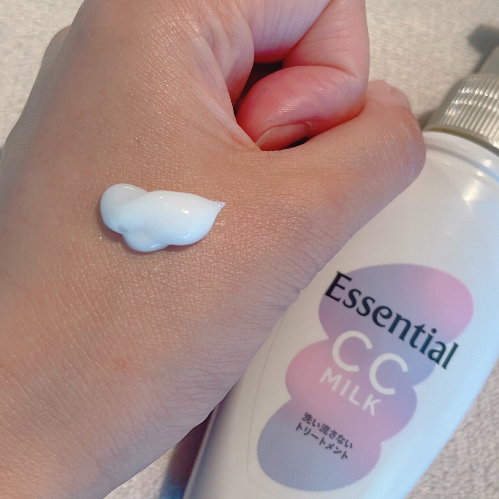 CCミルク/エッセンシャル/ヘアミルクを使ったクチコミ（3枚目）