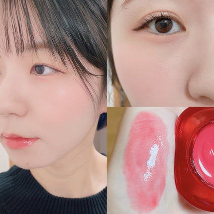 フィー リップアンドチーク グローイジェリーポット/fwee/リップグロスを使ったクチコミ(5枚目)