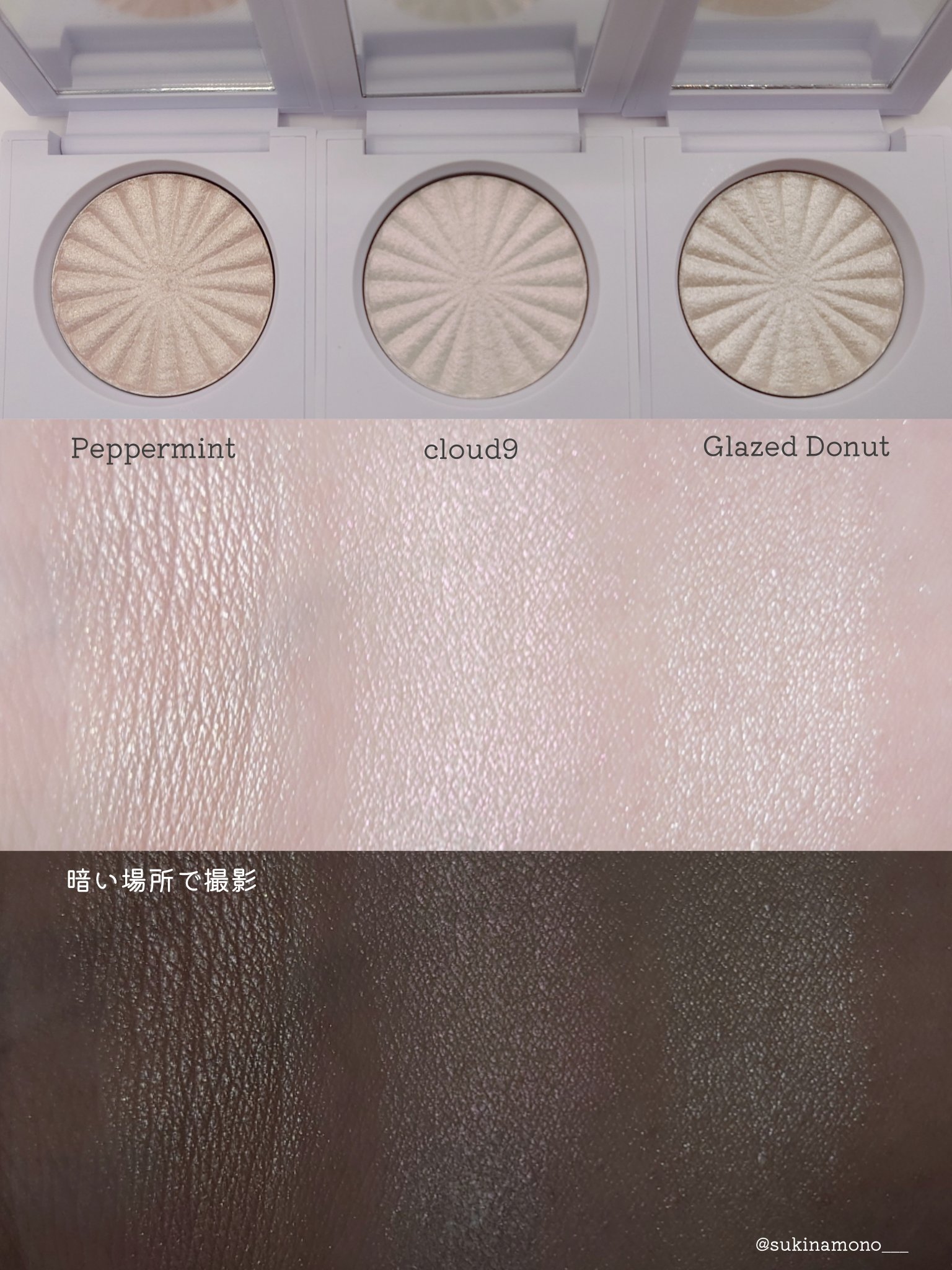 OFRA mini Highlighter/Ofra Cosmetics/パウダーハイライトを使ったクチコミ（3枚目）