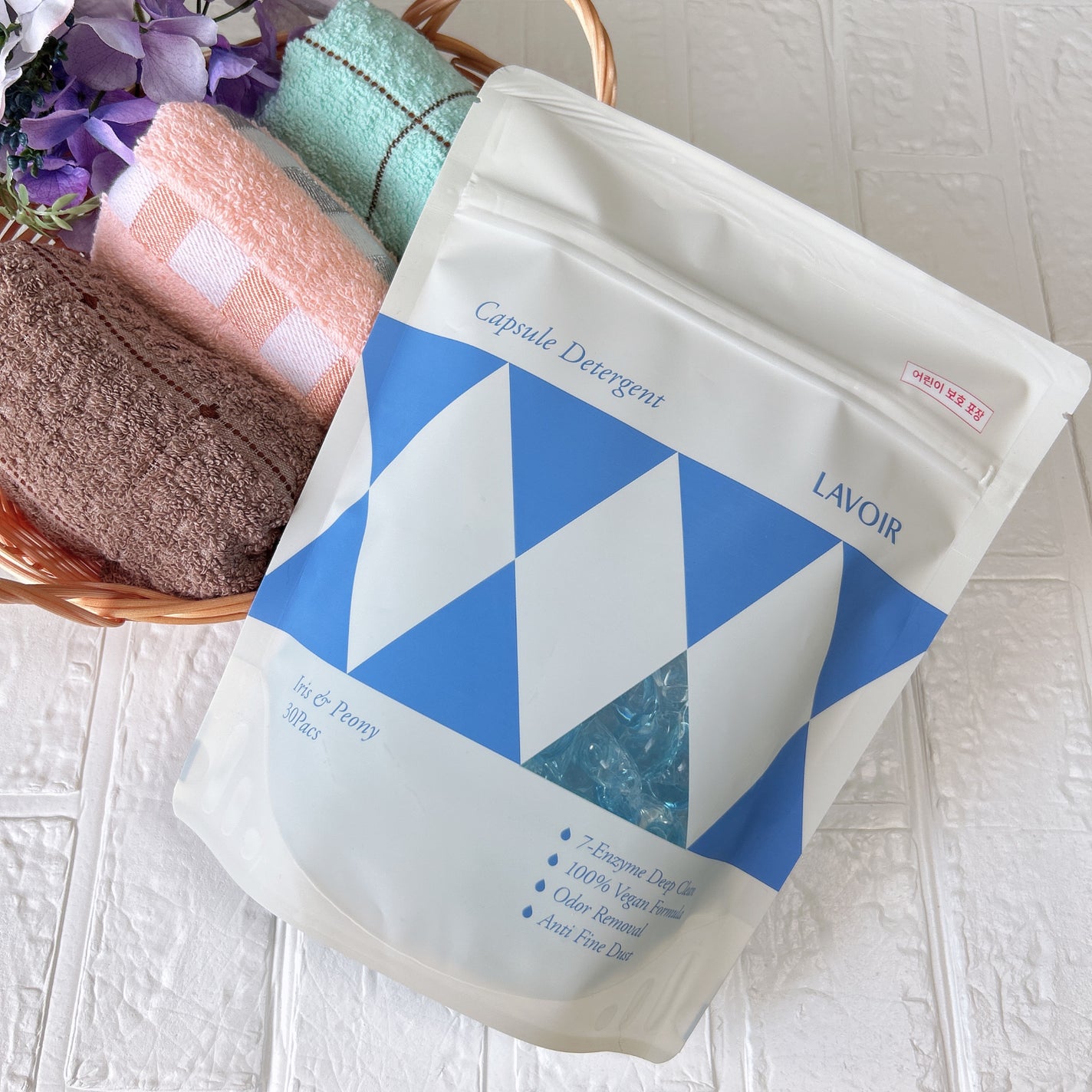 ヴィーガン部屋干しカプセル洗濯洗剤/LAVOIR/洗濯洗剤を使ったクチコミ(9枚目)