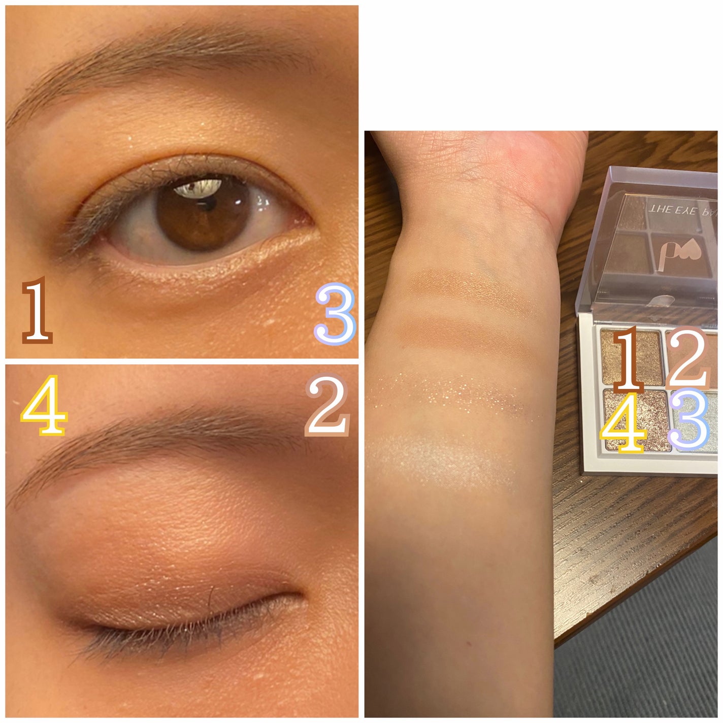 THE アイパレR/b idol/アイシャドウパレットを使ったクチコミ(2枚目)