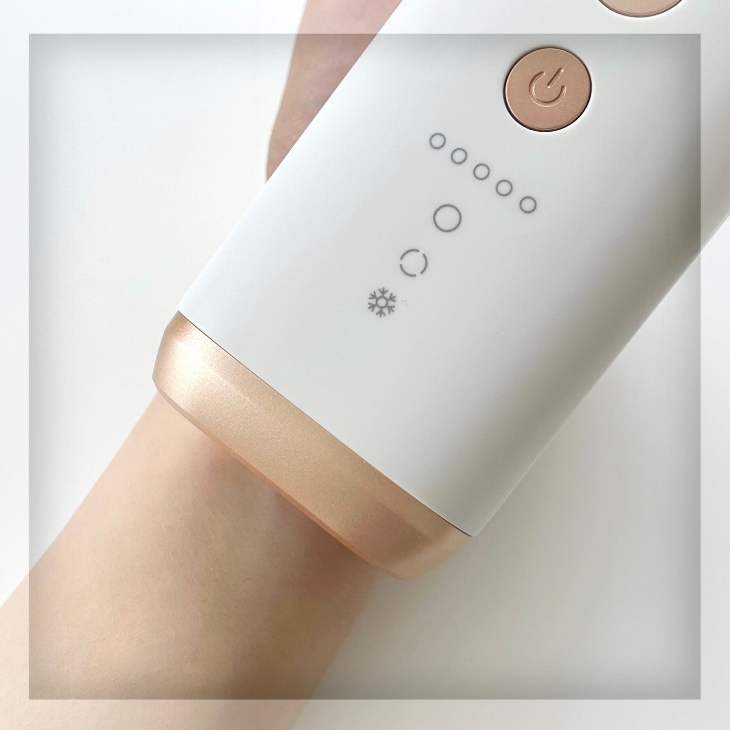 IPL 冷感光脱毛器/YUNDOO/ボディケア美容家電を使ったクチコミ(4枚目)