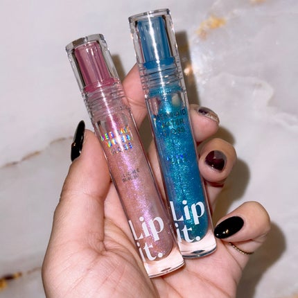 マーメイドウォーターグロス/Lipit./リップグロスを使ったクチコミ(9枚目)