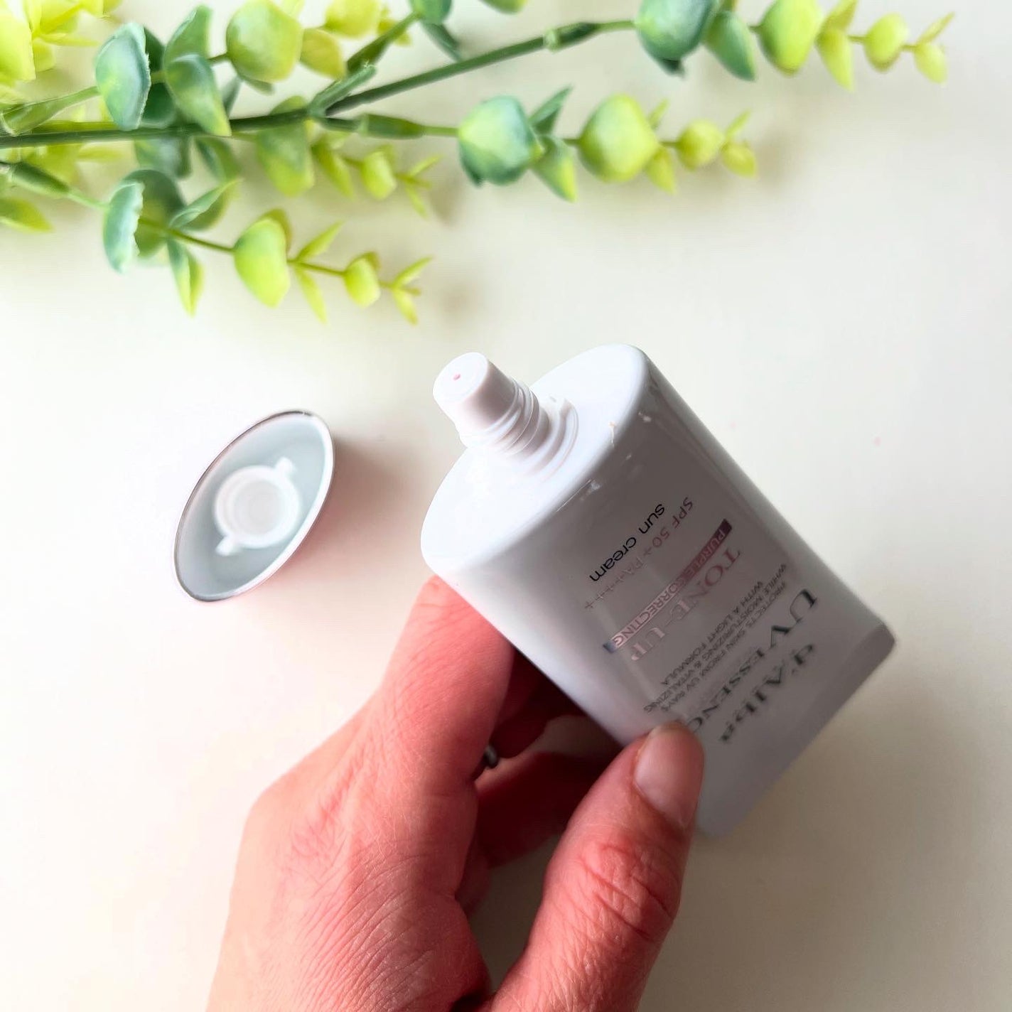 ダルバ ウォータフル トーンアップ サンクリーム(パープル)/ダルバ/日焼け止めクリームを使ったクチコミ(4枚目)