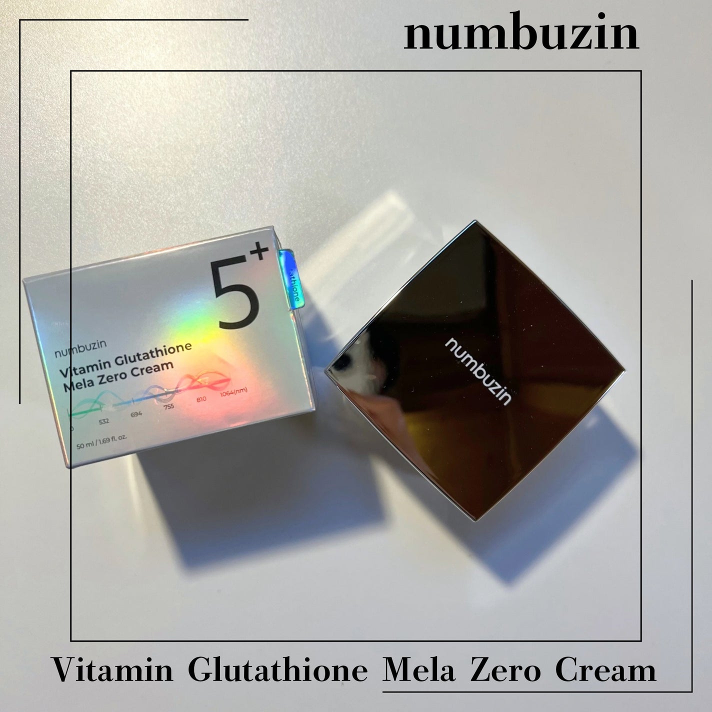 5番 白玉グルタチオンCメラゼロクリーム/numbuzin/フェイスクリームを使ったクチコミ(1枚目)