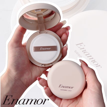 グッバイオイリー/Enamor/プレストパウダーを使ったクチコミ(1枚目)
