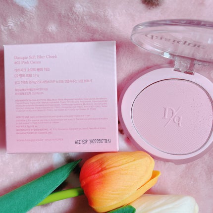 ソフトブラーチーク/dasique/パウダーチークを使ったクチコミ(3枚目)