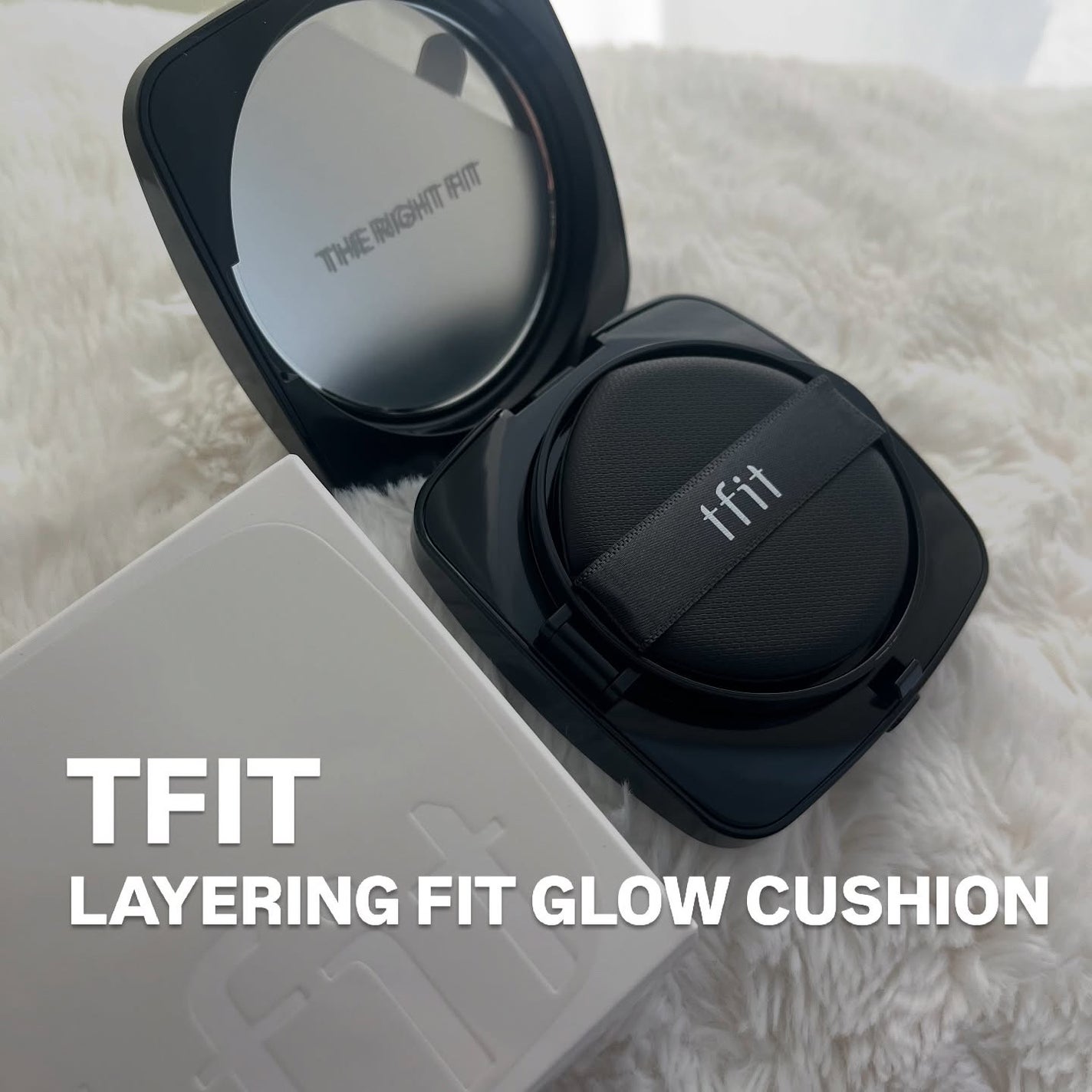 レイヤリングフィット グロークッションEX/TFIT/クッションファンデーションを使ったクチコミ(1枚目)