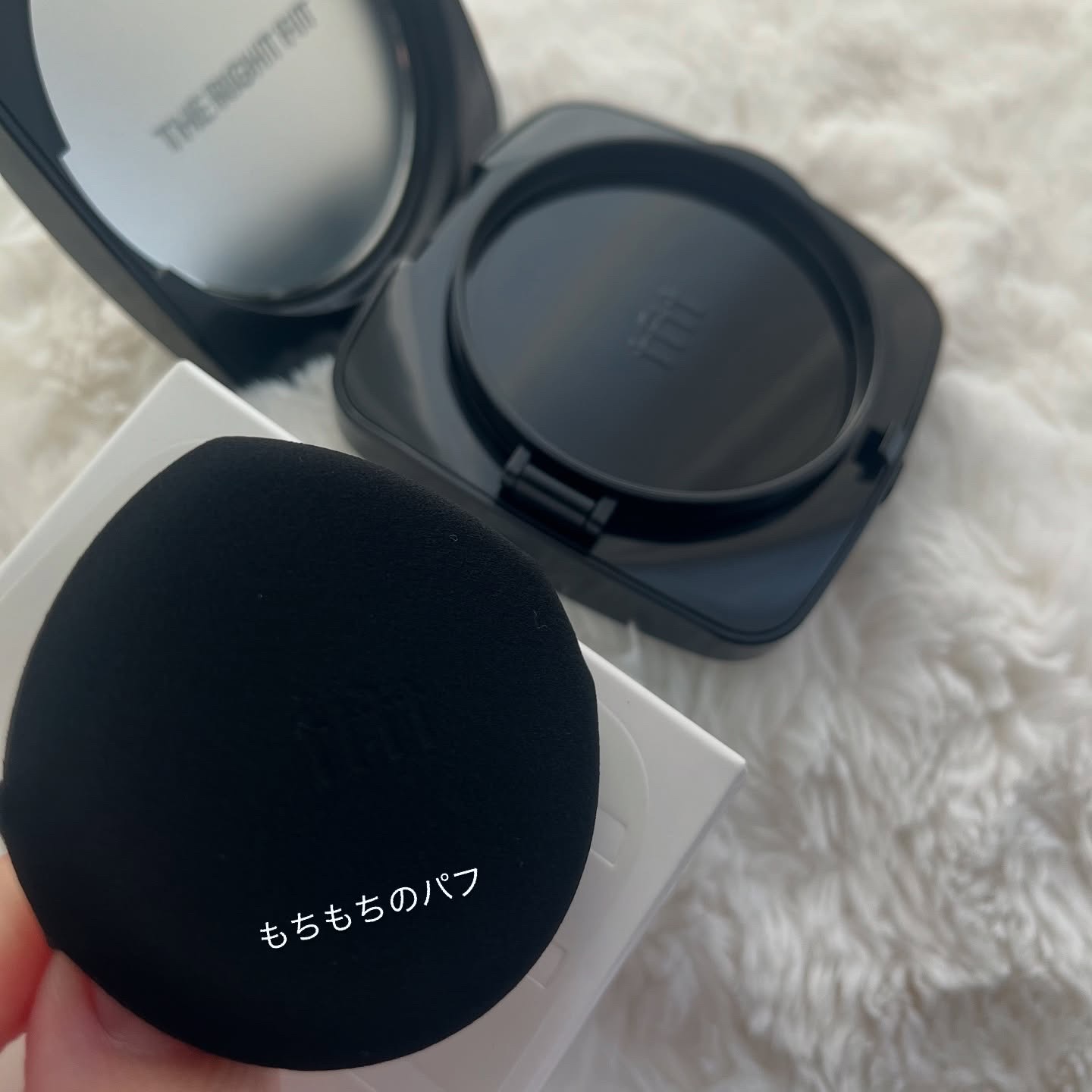 レイヤリングフィット グロークッションEX W01 バニラ(Vanilla)/TFIT/クッションファンデーションを使ったクチコミ（3枚目）