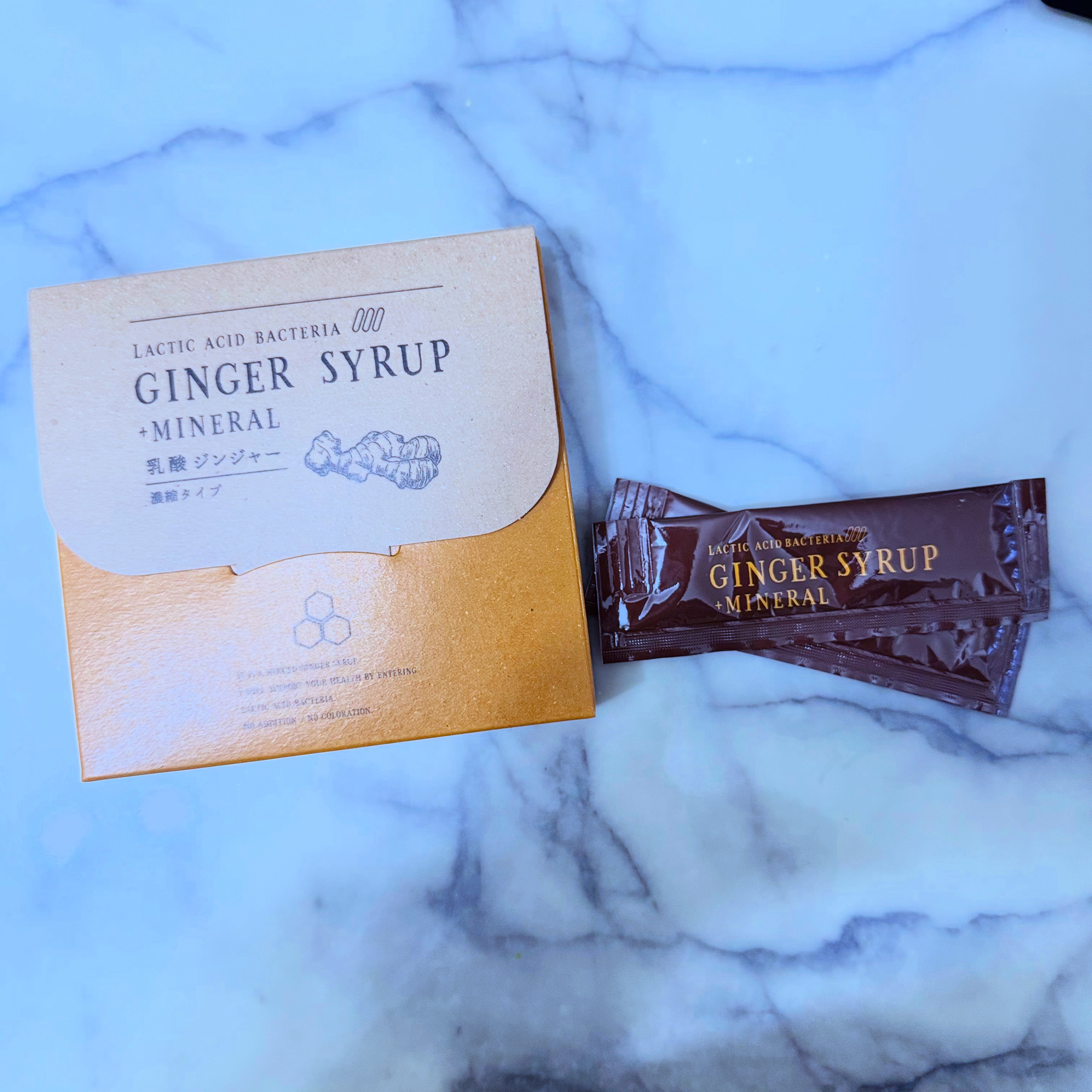 生姜シロップ 乳酸ジンジャー 10ｍL×15包/乳酸ジンジャー/乳酸菌飲料を使ったクチコミ（1枚目）