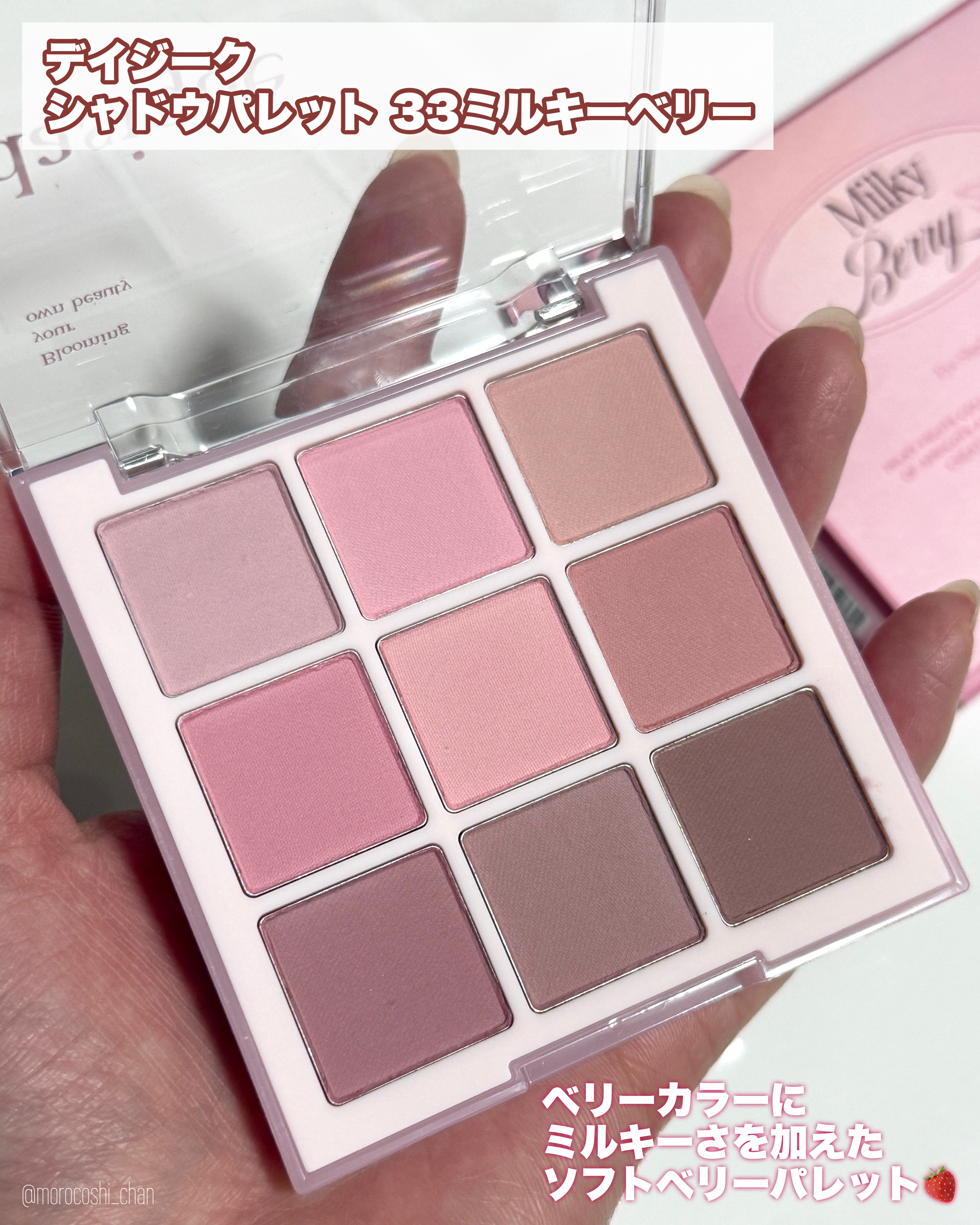 シャドウパレット/dasique/アイシャドウパレットを使ったクチコミ（2枚目）