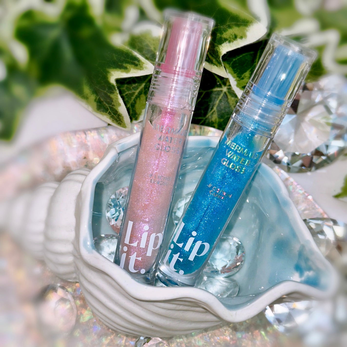 マーメイドウォーターグロス/Lipit./リップグロスを使ったクチコミ(10枚目)