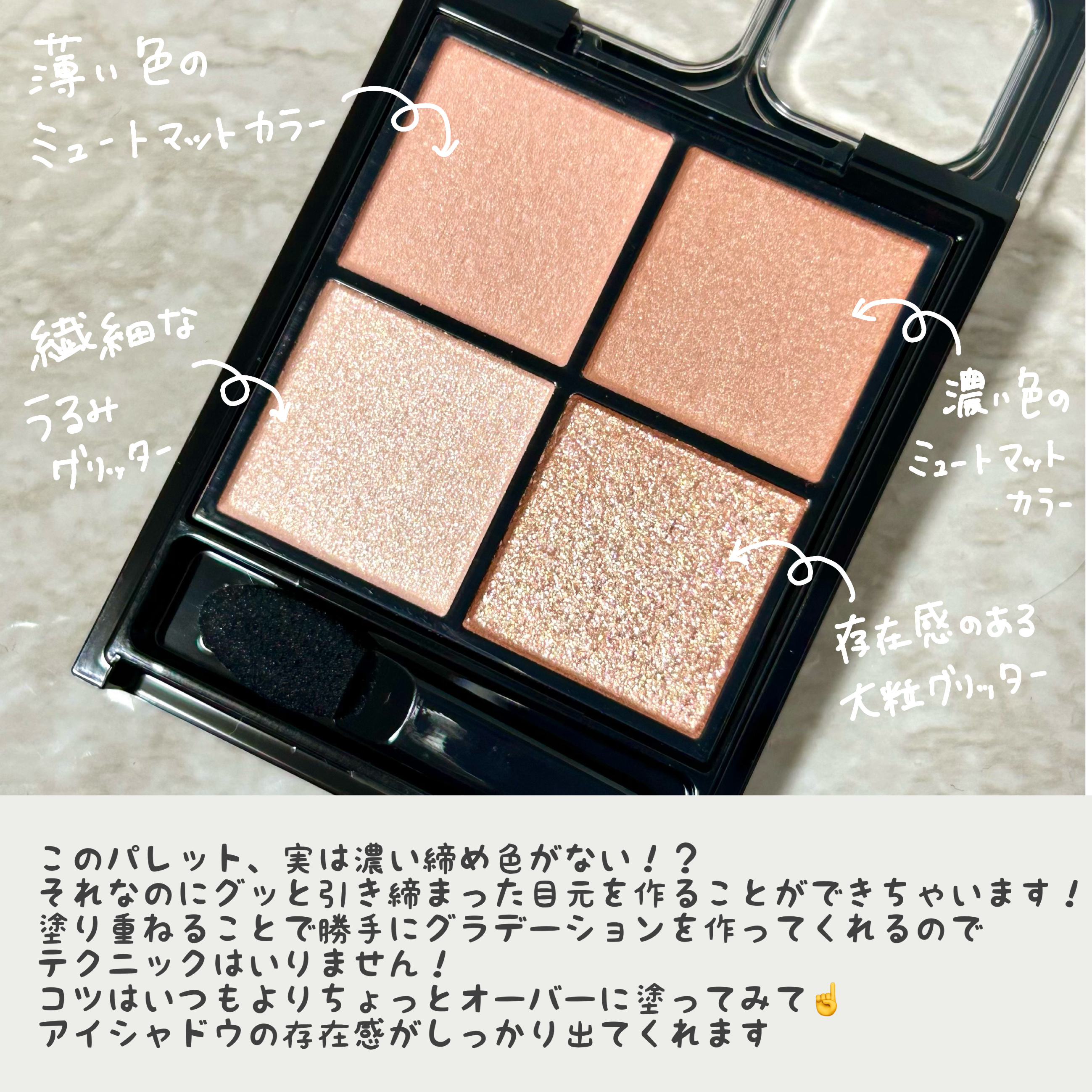 ケイト ポッピングシルエットシャドウ/KATE/アイシャドウパレットを使ったクチコミ（3枚目）