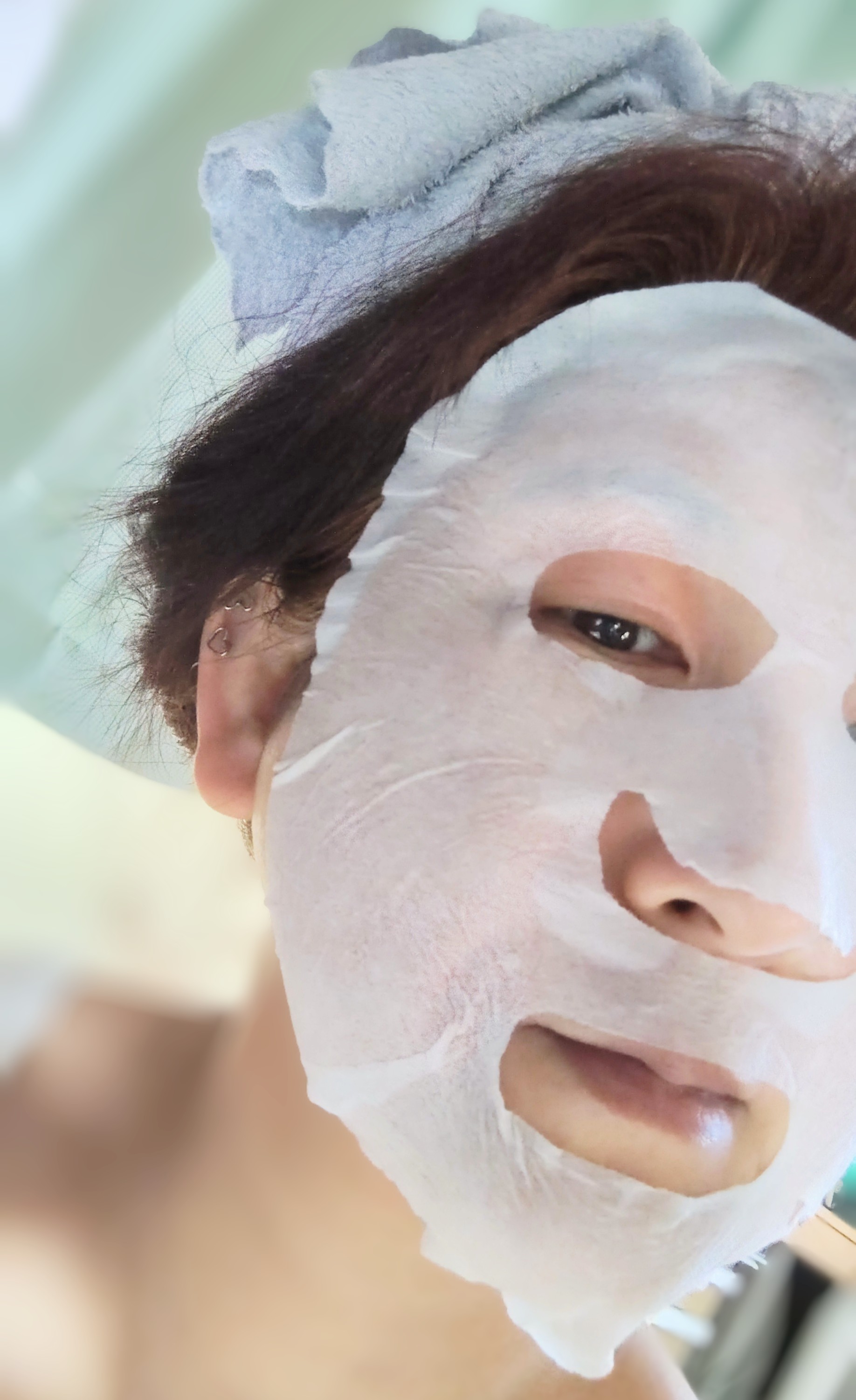 圧縮フェイスマスク/DAISO/シートマスク・パックを使ったクチコミ（3枚目）