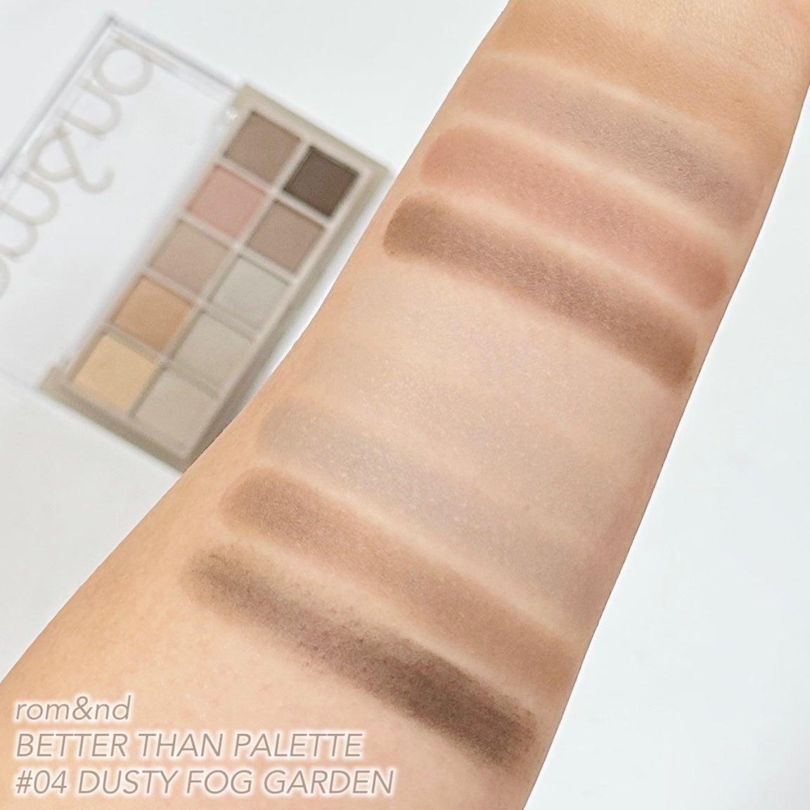 ベターザンパレット/rom&nd/アイシャドウパレットを使ったクチコミ(5枚目)