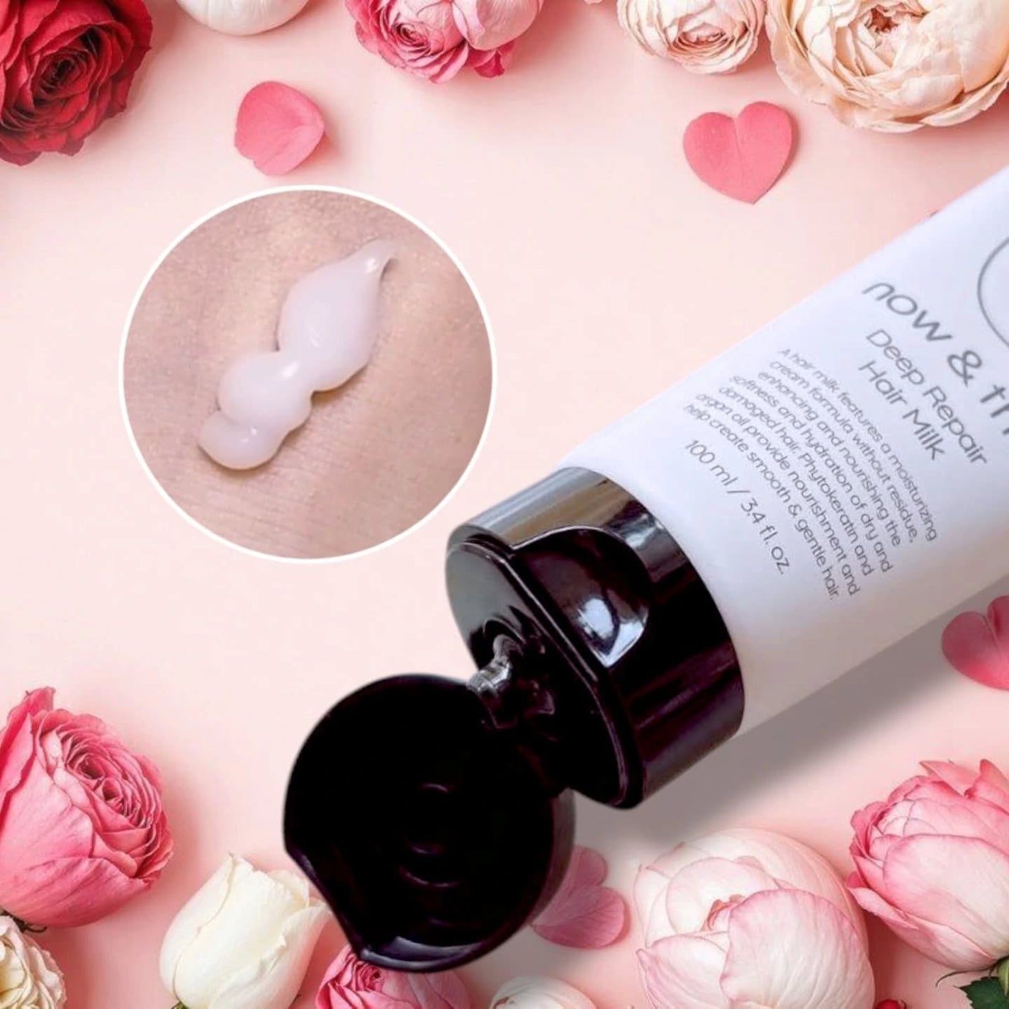 ディープリペアヘアミルク/now & than(ナウアンドダン)/ヘアミルクを使ったクチコミ(2枚目)