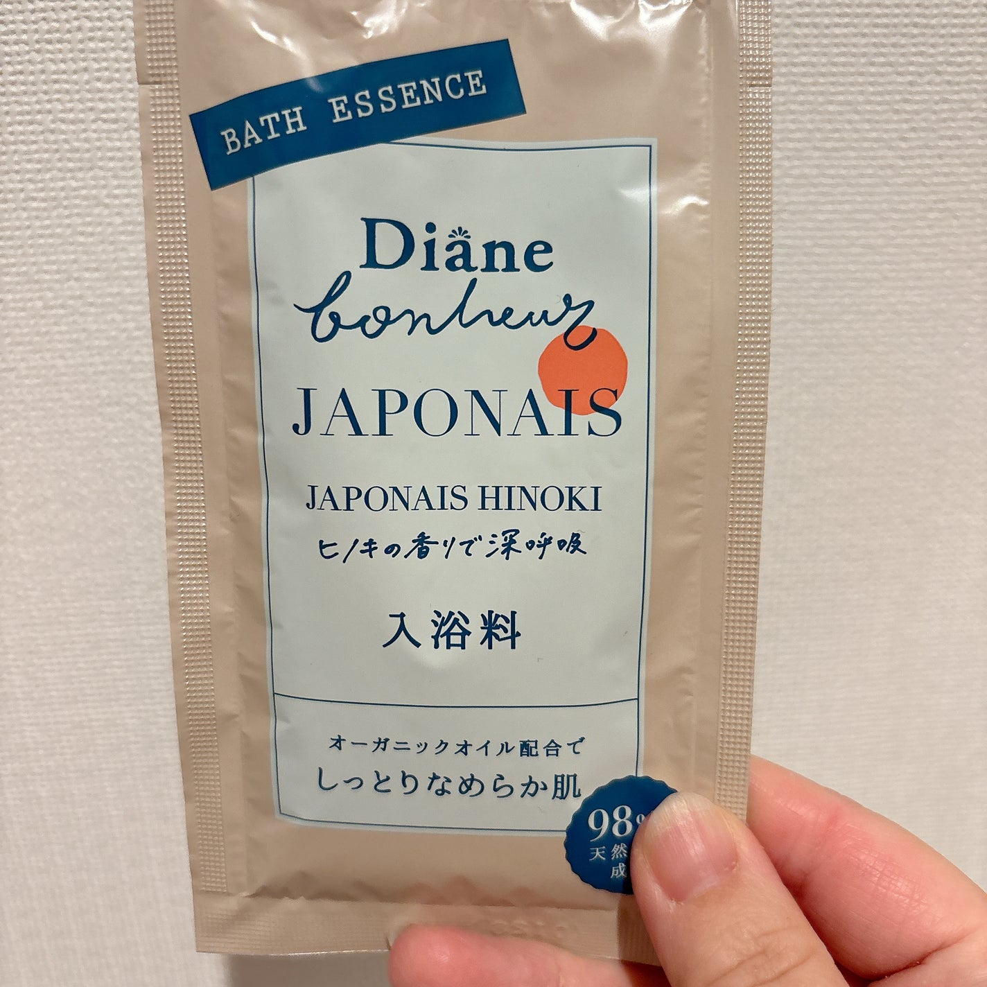 ボヌール バスエッセンス ジャポネヒノキの香り/ダイアン/保湿系入浴剤を使ったクチコミ(1枚目)
