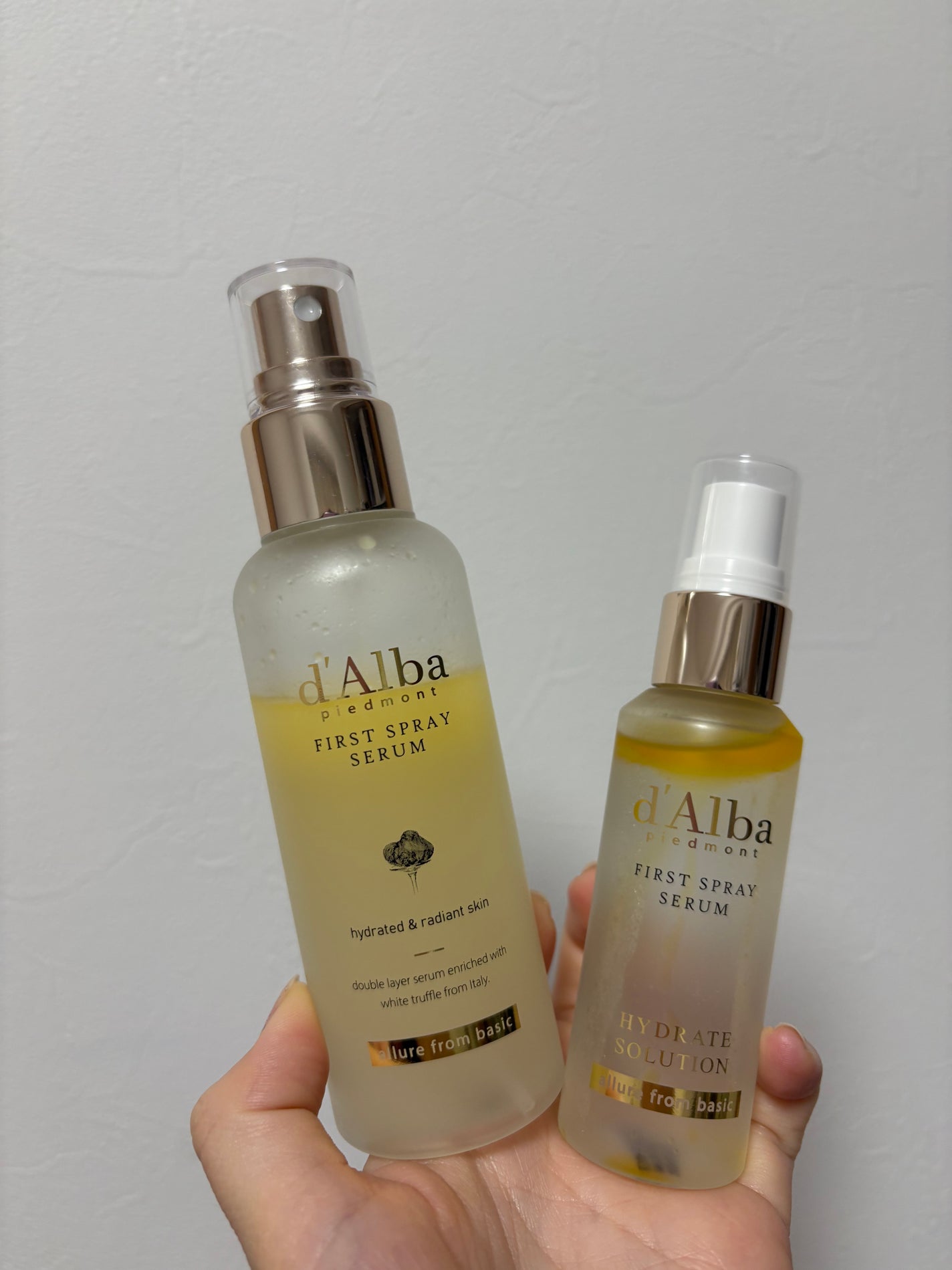 ダルバ ホワイトトリュフファーストスプレーセラム/ダルバ/ミスト状化粧水を使ったクチコミ(1枚目)