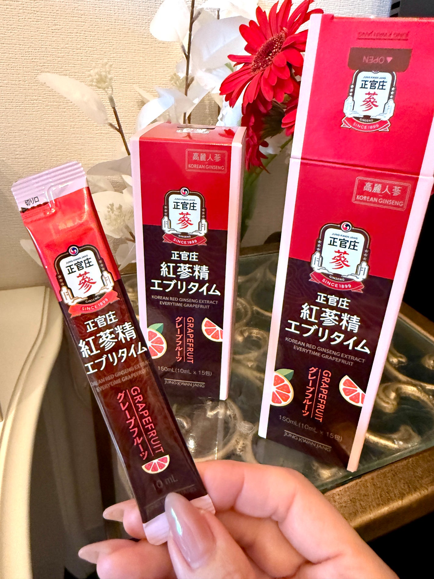 紅参精 エブリタイムグレープフルーツ/正官庄/健康サプリメントを使ったクチコミ(2枚目)