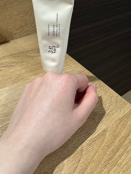リリーフサンライス + プロバイオティクス/Beauty of Joseon/日焼け止めクリームを使ったクチコミ(5枚目)