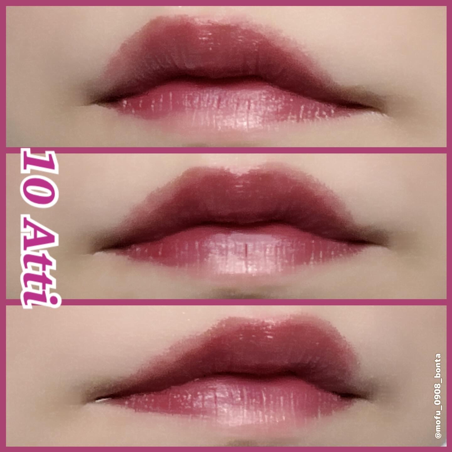 Soak Tattoo Tint/フォレンコス/リップグロスを使ったクチコミ（3枚目）