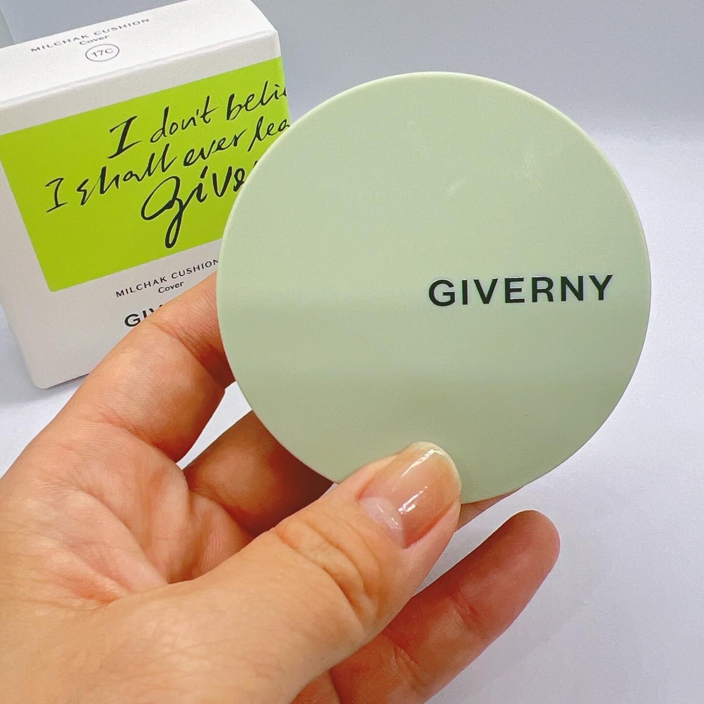 ジヴェルニー 密着カバークッション/GIVERNY/クッションファンデーションを使ったクチコミ(2枚目)