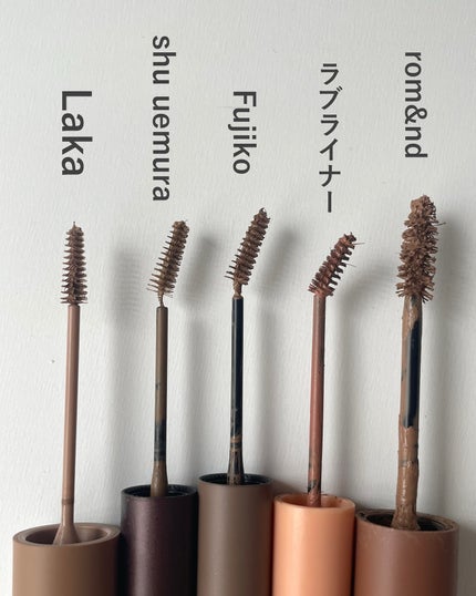 ラカ ピクシーブロウカラ/Laka/眉マスカラを使ったクチコミ(3枚目)