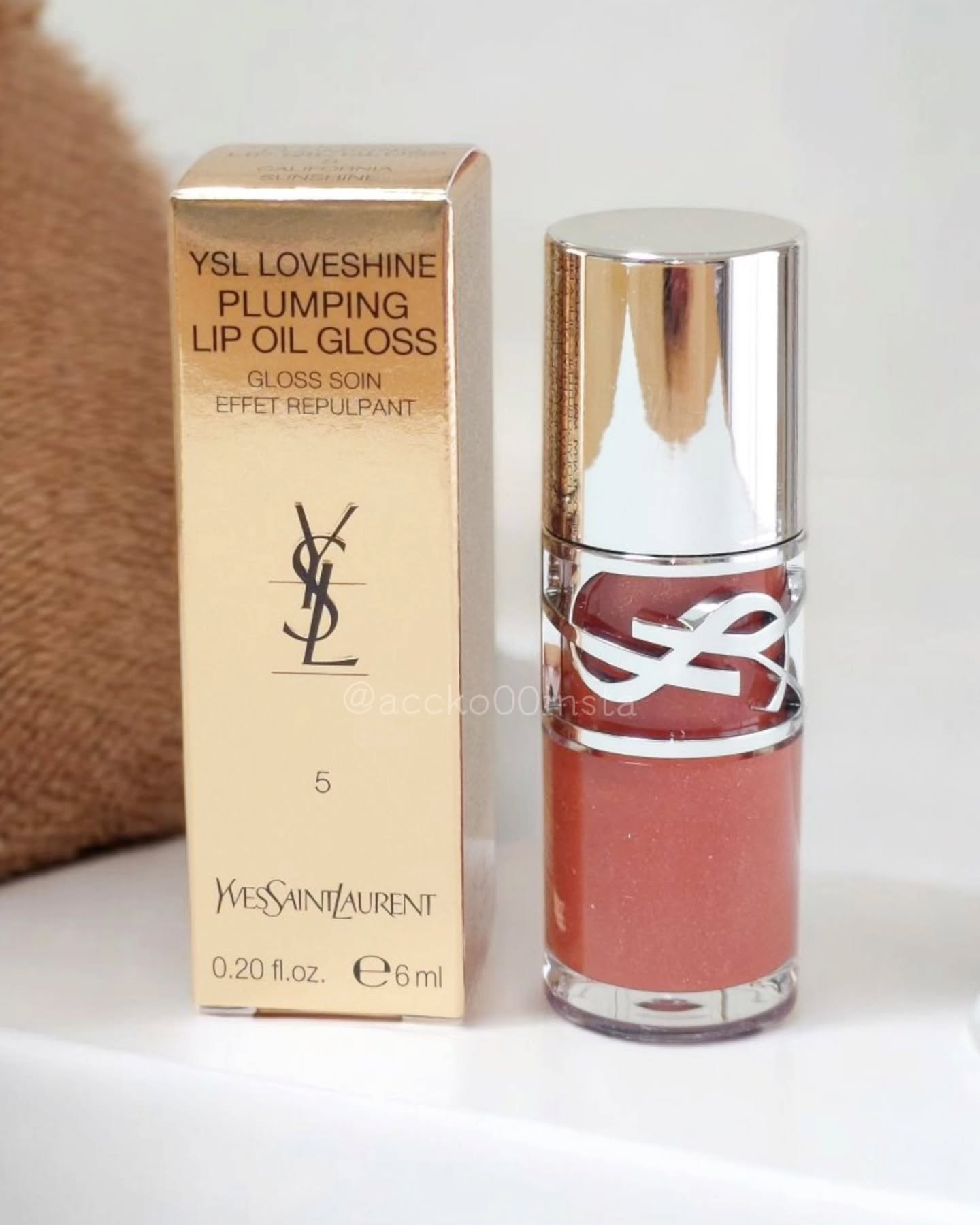 YSL ラブシャイン オイル グロス/YVES SAINT LAURENT BEAUTE/リップグロスを使ったクチコミ（1枚目）
